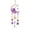 C, variant on Moon Shape Chakra Crystal Suncatcher Wind Chime, Natural Healing Crystal Chips Prism Window Hanging Ornament, Rainbow Maker Wall Hanging Decor for Home Window Garden Gift,13.78*3.94 in.