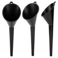 thumbnail image 3 of Plastic Oil Petrol Diesel Fuel Filter Funnel Car Accessory Black, 3 of 3
