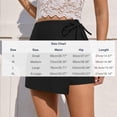 thumbnail image 3 of Purcolt Women's Wrap Skort with Built-In Shorts, High Waist Pull-On Mini Length A-Line Athletic Shape Lightweight Stretch for Tennis Golf and Everyday Wear, 3 of 6