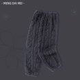 thumbnail image 3 of SNKSDGM Girls Pajamas Pajama for Girls Girl'sFuzzy Pajama Pants Elastic Waist Loungewear Pj Pants 18-24 Months Girls Pajamas, 3 of 3