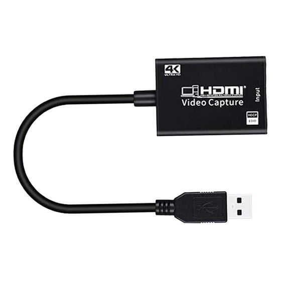 de captura de vídeo a USB 1080P Grabación de de captura de juego a través de cámara DSLR Dispositivo de grabadora de captura de Audio Sunnimix Tarjeta de captura de video