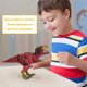 thumbnail image 4 of Figura de dinosaurio COGO MAN Jurassic Tyrannosaurus rex roja, 4 of 6