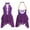 Purple, variant on iiniim Kids Girls Figure Ice Skating Sparkle Sleeveless Gymnastics Leotard Ballet Lyrical Dance Dress Dusty Pink 12