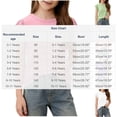 thumbnail image 3 of Lutiedan Girls Shirts Cute Short Puffed Sleeve Crewneck Casual T-Shirts Summer Beach Soft Lightweight Basic Tees Tops for Kids 1-11 Years, 3 of 6