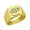 Gold, variant on Infinity Heart Stainless Steel Signet Ring