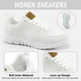 thumbnail image 3 of Ecetana Womens Walking Shoes Breathable Casual Running Tennis Sneakers, 3 of 6