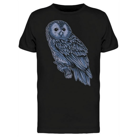 Abstract Owl Design T-Shirt Men -Image by Shutterstock, Male Small