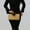 Gold, variant on Jaucin Stylish Striped Clutch in Gold and Green with Removable Chain Accessory Wedding Clutch Handbag Elegant Evening Bag