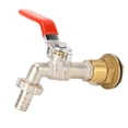 thumbnail image 2 of Válvula de Agua de Barril de Lluvia Ticfox de Latón, Válvula de Bola Giratoria, Conector de Manguera 1/2 pulg, 2 of 14