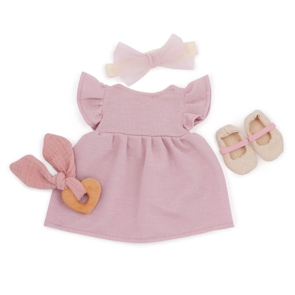 Tenue Robe Rose avec Bandeau par Lullababy