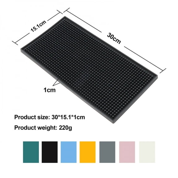 Durable and Stylish Silicone Bar Mat for Spills Coffee and Glass Drying - Perfect for Bars Restaurants and Home Countertops