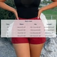 thumbnail image 3 of ITSAME Womens Cargo Shorts Elastic Waist with Pockets Lightweight Summer Casual Fashion Shorts Red Size S, 3 of 5