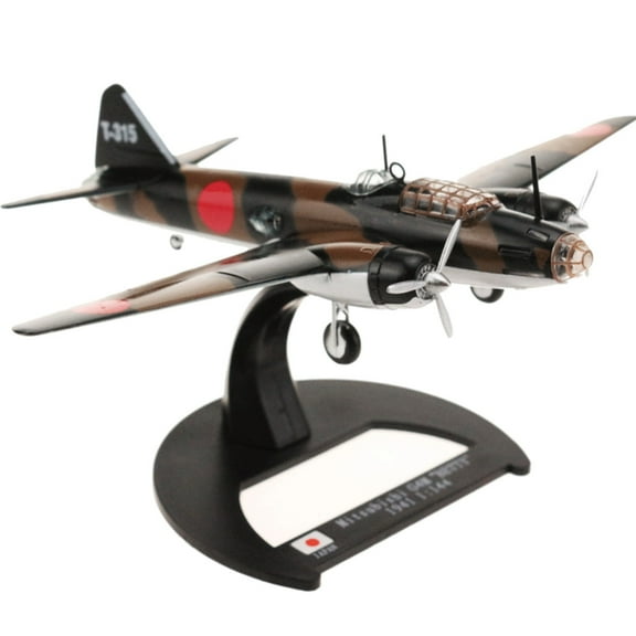 TAPDRA Detailed G4M Betty Bomber Diecast Model Airplane 1:144 Scale, Perfect for Aviation Enthusiasts