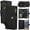 Black, variant on Dteck for Samsung S23 FE Case, Crossbody Shoulder Strap RFID Blocking Shockproof Magnetic Closure Flip Stand Card Slot Wallet Zipper Lanyard Phone Case Cover, Black