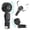 Black, variant on Mini Portable Water Misting Fan, Hanging neck fan,Powerful Handheld Fan USB Rechargeable,Personal Small Quiet Spray Water Mist Fan for Home School Office Outdoor Travel Use