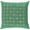 Green/Ivory(Manunda), variant on Swanscombe 18" x 18" Pillow Cover