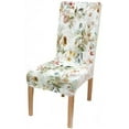 thumbnail image 6 of Dining Room Chair Covers 6 Pack Stretch Watercolor Floral Dining Chair Cover Washable Kitchen Chair Slipcovers Seat Protector for Home or Dining Room, 6 of 6