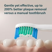 Philips Sonicare 2100 Series Electric Toothbrush - Sonic Toothbrush with Advanced Sonic Technology, Two Intensity Settings, Smartimer & Quadpacer, White, Model HX3661/04
