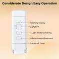 thumbnail image 6 of ZIVACATE Portable Clip-on LED Reading Light Book Light for Reading in Bed, 30/60 Mins Auto Timer,USB Rechargeable, Brightness Adjustable, White, 6 of 13