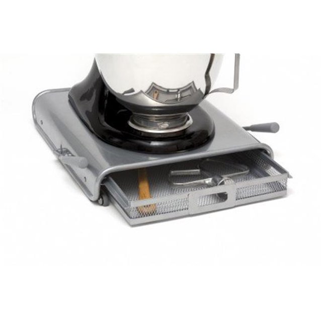Lipper International 8700G Rolling Drawer for Kitchen Appliances, Grey