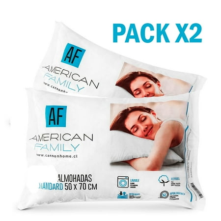 Pack 2 Almohadas Cannon American Family 50x70 Original