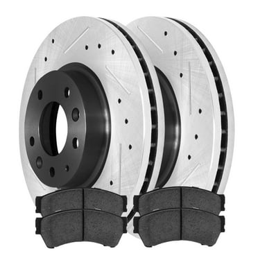 Scion TC Brake Rotors And Pads Complete Front & Rear Brake Kit For 2005-2010 Scion TC - Rotors & Ceramic Pads 2009 Toyota Corolla Brakes - Foto 4