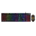 thumbnail image 4 of 1 Ensemble Clavier Rétroéclairé Combo Clavier Souris Accessoire Informatique Ergonomique Souris pour Bureau Bar, 4 of 6