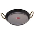 thumbnail image 2 of Kitchen Expert Iron Flat Kadai (11 Inch, Black), 2 of 5