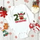 thumbnail image 1 of Mi segundo mameluco navideño de manga larga para bebé recién nacido, con estampado de ciervos y Papá Noel, trajes para bautizo infantil, ropa, regalos, 1 of 5