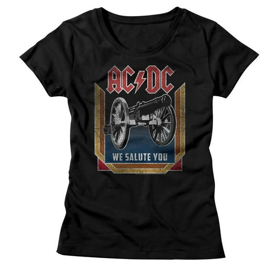 AC/DC We Salute You Black Junior Women's T-Shirt
