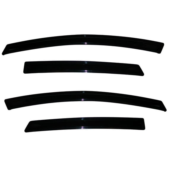 Auto Ventshade (AVS) by RealTruck Outside Mount Ventvisor / Window Deflectors Front & Rear Set 4 Pc. Set Compatible with 2011-2019 Ford Fiesta