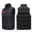 thumbnail image 5 of SELONE Heated Vests for Men Women 1 Control 4 Heating Zones Fleece Jacket Sleeveless Soild Casual Coat Plus Size, 5 of 7