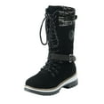 thumbnail image 3 of Mepaouo Women's Winter Boots Mid Calf Fleece Lined Snow Boots Tall Outdoor Warm Work Boots, 3 of 4