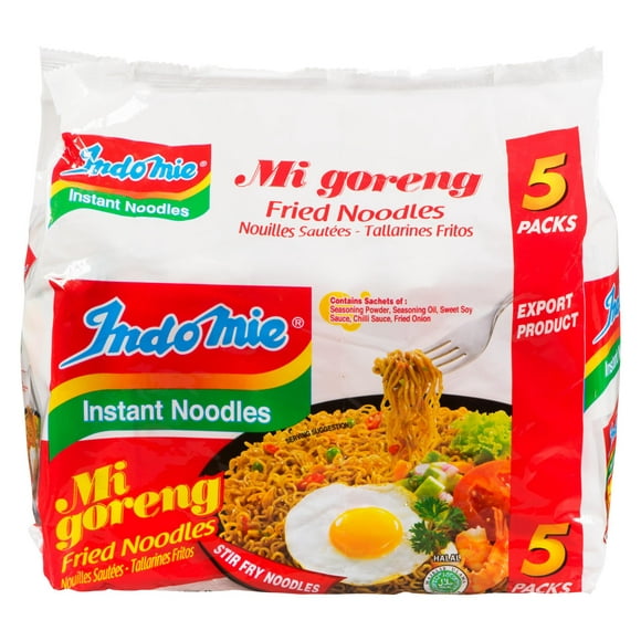 Indomie Mi Goreng Instant Fried Noodles, 5 x 85 g