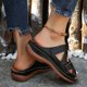 thumbnail image 5 of Amzcrzy Zapatos de mujer,Zapatos de mujer,Zapatillas de mujer, Zapatillas de verano para mujer, cómodas e informales, con plataforma y cuña de color liso. Sandalias Mujer Zapatillas De Casa, 5 of 9