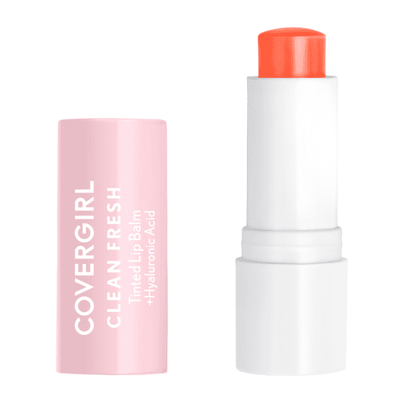 COVERGIRL Clean Fresh Baume à lèvres teinté, formulé avec de l'acide hyaluronique pour une hydratation 24h, 100 % végétalien et sans cruauté envers les animaux
