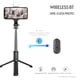 thumbnail image 2 of Palito para selfies Q02S con luz dual ajustable - Trípode extensible hasta 104.5cm, Bluetooth 4.0, ideal para vlogs y fotos grupales, 2 of 6