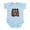 Sky Blue, variant on CafePress - Sunflower Tiger Body Suit - Baby Light Bodysuit, Size Newborn - 24 Months