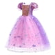 thumbnail image 4 of Disfraz de Rapunzel de Disney para niñas, vestido de princesa para cumpleaños, Carnaval, fiesta de Halloween, ropa enredada, 4 of 5
