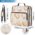 thumbnail image 2 of FORMRS Zipper Binder with Shoulder Strap 2-inch Ring 500 Sheet Capacity File Bag, Pink Seashell, 2 of 5