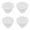 White, variant on HDJNal 4Pcs Orange Cabinet Knobs - Classic Zinc Alloy Drawer Pulls,Cone Shape ,Decorative Antique Handles Pulls for Furniture, Kitchen, Dresser, Wardrobe, Door, Office