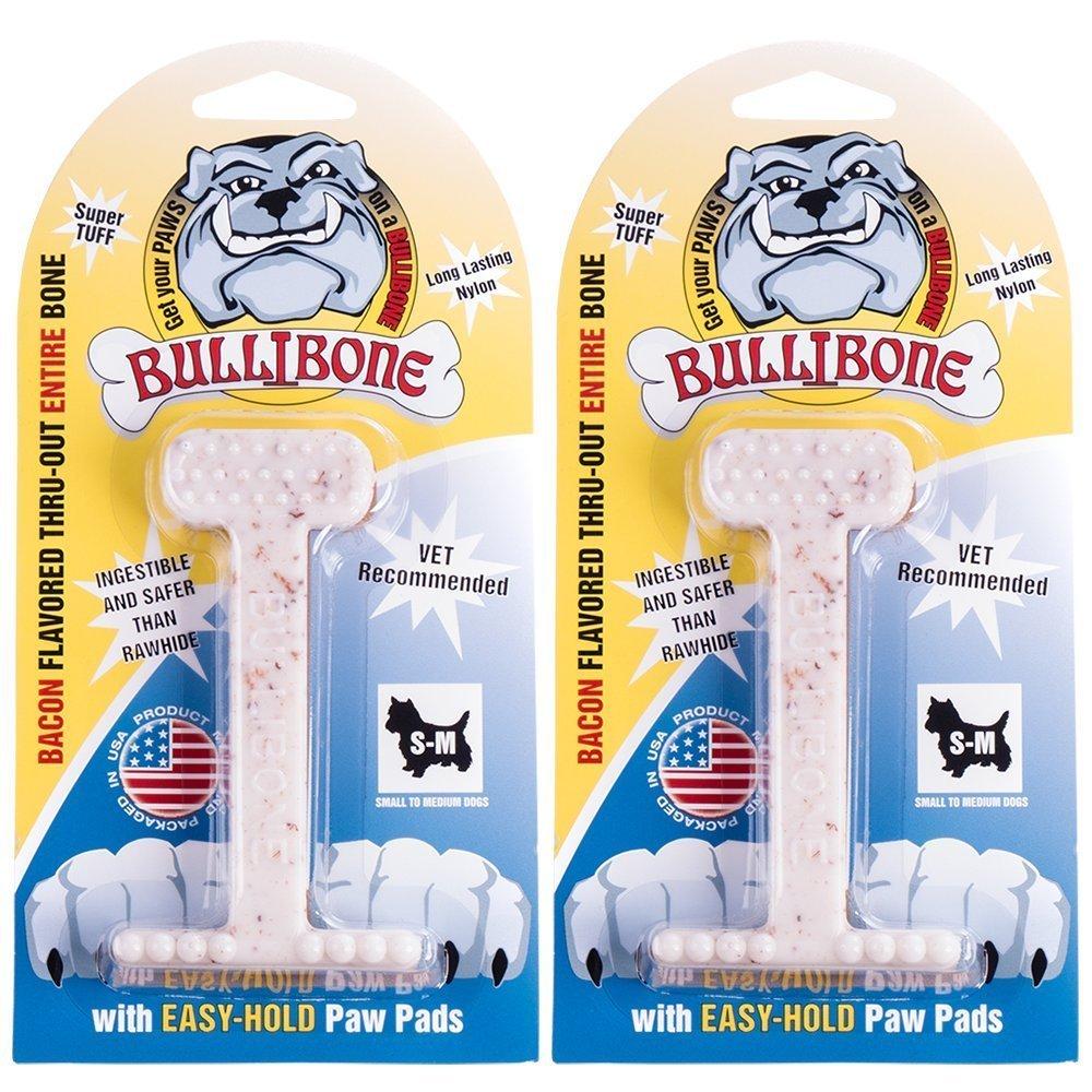 Bullibone Nylon Dog Chew Toy Nylon Bone Improves Dental Hygiene, Easy