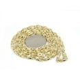 thumbnail image 2 of New 14K yellow gold 3.9mm Turkish chain 24" Necklace fine gift jewelry 26.8g, 2 of 9