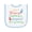 White and Light Blue, variant on Inktastic Chiropractor Like Mommy Baby Terry Cloth Bib