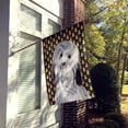 thumbnail image 2 of Havanese Candy Corn Halloween House Flag, 2 of 4