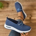 thumbnail image 5 of Wovix Women Extra Wide Width Sneakers Air Cushion Road Running Shoes Ultra Light Tennis Gym Workout Training Shoes Breathable Walking Shoes with Arch Support Spring Summer, 5 of 9