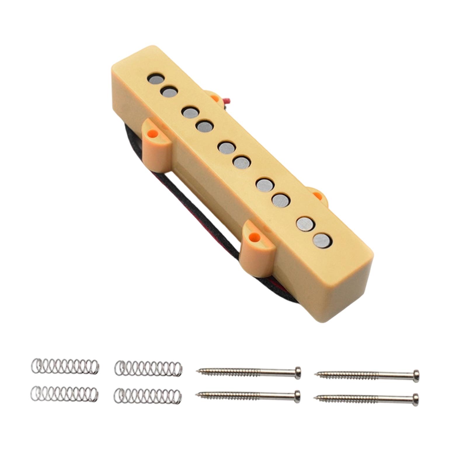 Electric Bass Pickup Single Coil Sound Quality Wide Coverage Powerful Tone Applicable to Various Musical Genres