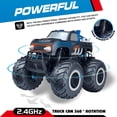 thumbnail image 3 of Truck Toys 1:16 Waterproof Monster Rc Cars 2.4 Ghz Amphibious Remote Control Car 4wd all Terrain Off-Road Pickup Trucks for Boys & Girls Kids Gifts Presents, 3 of 9