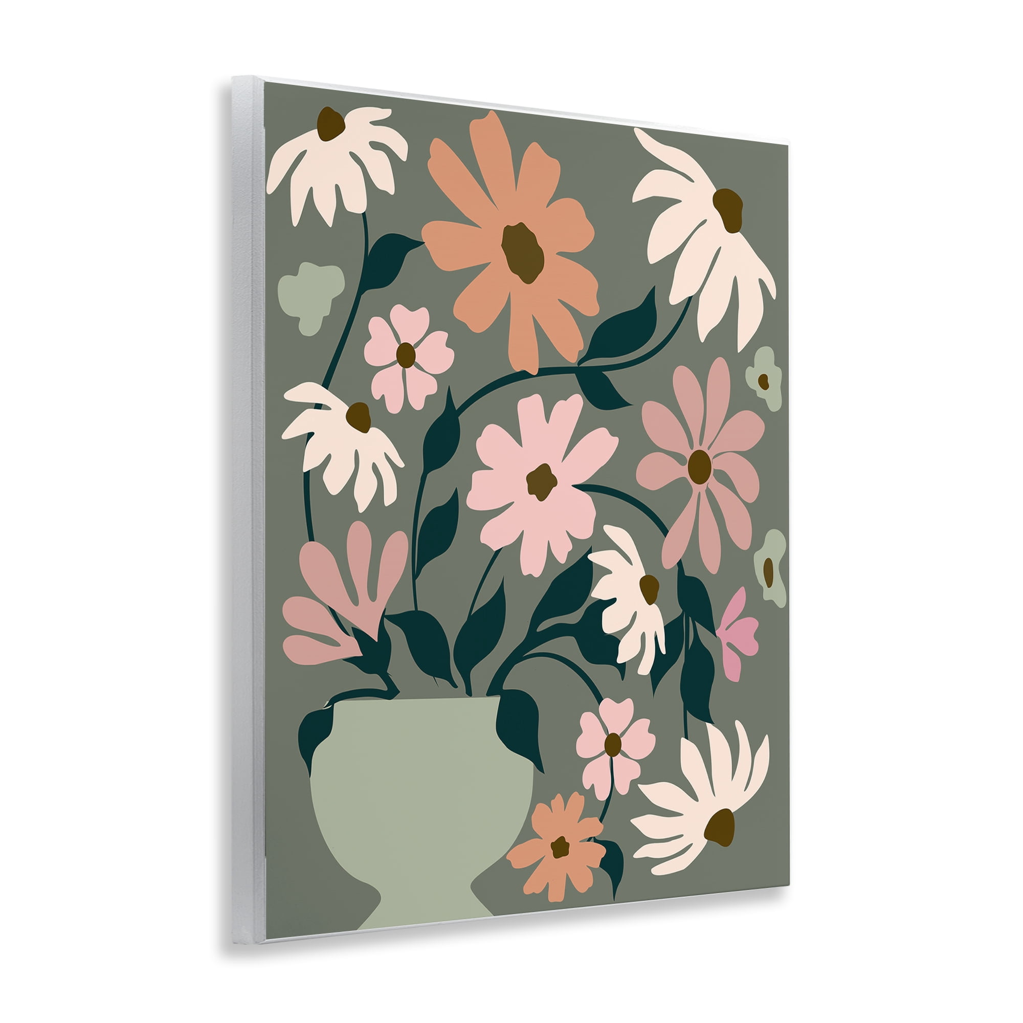 Stupell Industries Gerbera Daisy Bouquet Botanical & Floral Painting Unframed Art Print Wall Art, 11 x 14