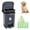 Grey-Green Bag, variant on Dog Poop Trash Can Outside with Pooper Scooper, Outdoor Dog Waste Trash Can with Lid Waste Bag Odor Control for Yard Garden, 20L Grey